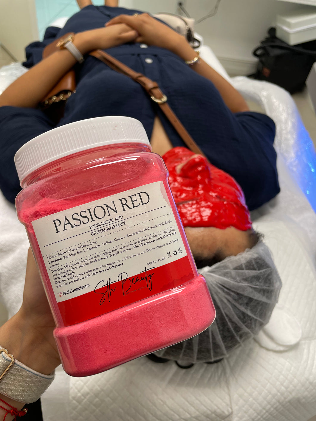 PASSION RED- POLY-LÁCTICO ACID HYDROJELLY MASK