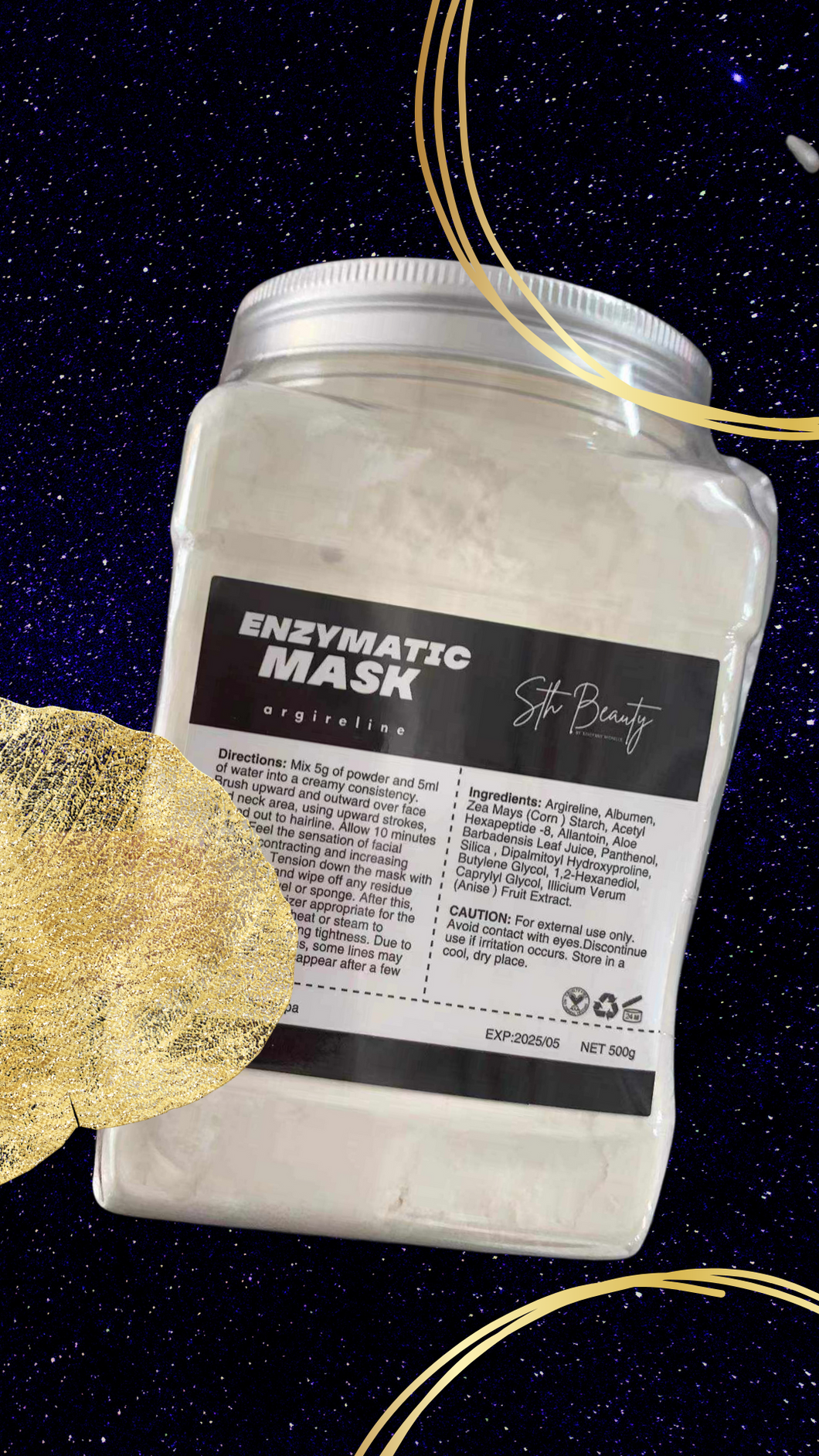 Enzymatic mask efecto botox