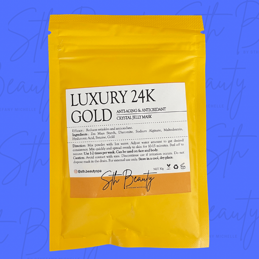 LUXURY 24K GOLD INDIVIDUAL JELLY MASK