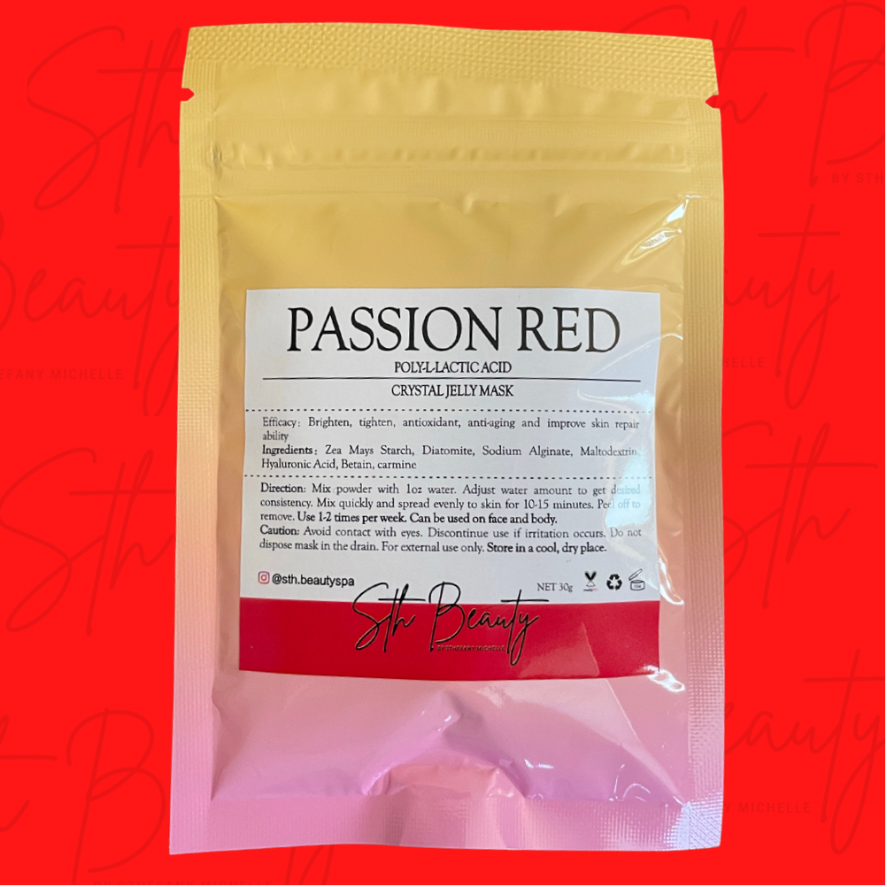 PASSION RED INDIVIDUAL JELLY MASK